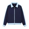 Mens Casual Sporty Stand Collar Jacket 2026 Fall Lightweight Loose Fit Outerwear Youth