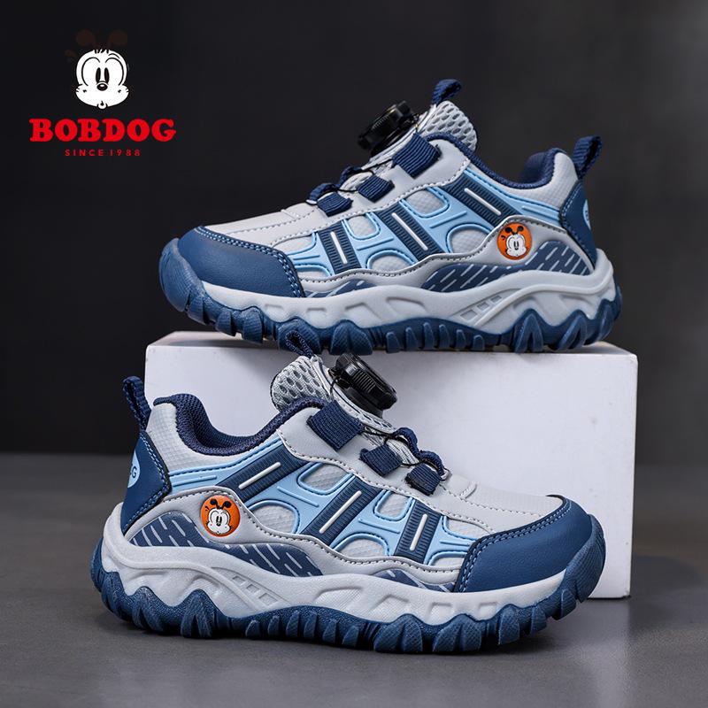 Babudou Girls' Waterproof Leather Sports Shoes for Children, 2026 Autumn/Winter Collection