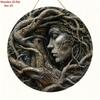 Vintage Boho Tree Metal Poster Wall Art for Home Cafe