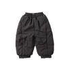 Kids Warm Thick Casual Solid Cotton Winter Pants For Unisex Children