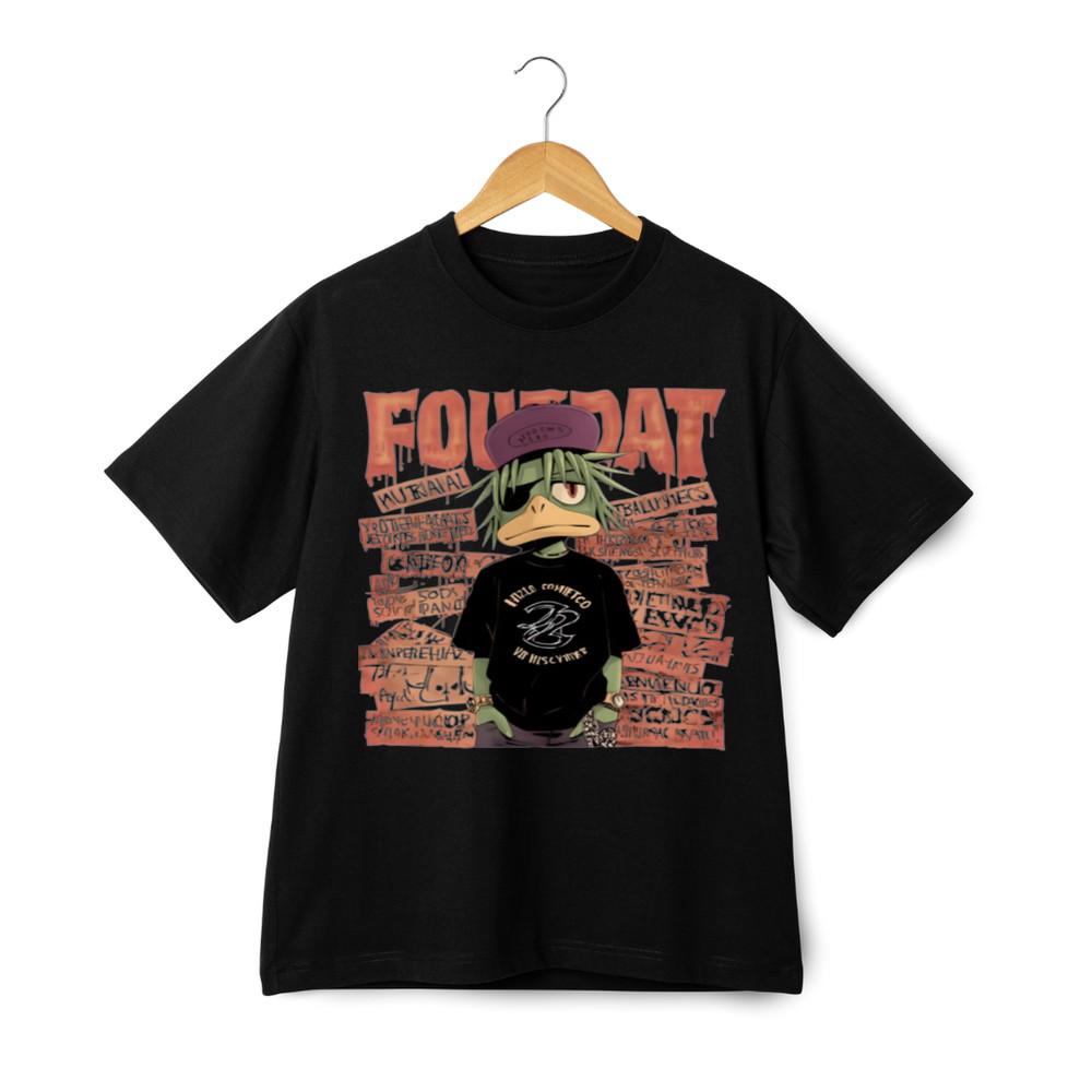 

Четыре Крутых Графических Футболки с Утками Крутые Эскизы Повседневная Уличная Одежда Унисекс Футболка L