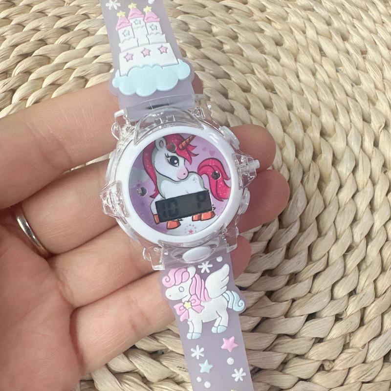 Music Cartoon Kulomie Yugui Dog 3D Silicone Strap Watch Children'S Electronic Music Watch
