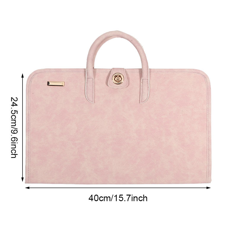 Pink Laptop Business Computer Case 14Inch Computer Protective Cases Fashion Computer Protective Covers With Handle Simple
