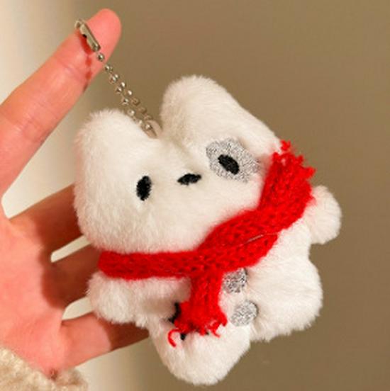Cartoon Plush Keychains & Girls' Bag Accessories - Small, Versatile Gifts