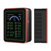 Air Quality Meter 18 In 1 CO2 TVOC HCHO PM2.5 PM10 Temp Humid Detect Tester Indoor Battery Powered Data Storage Black