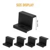 10pcs Solar Panel End Clamps Aluminum Alloy Anti-Corrosion PV Mounting Accessories for 30mm Frame Solar System