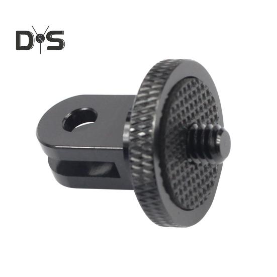 Action Camera Tripod Mount for Insta360 for GOPRO 1/4-inch Screw CNC Aluminum Alloy Mini Tripod Adapter Sports Camera Accessories
