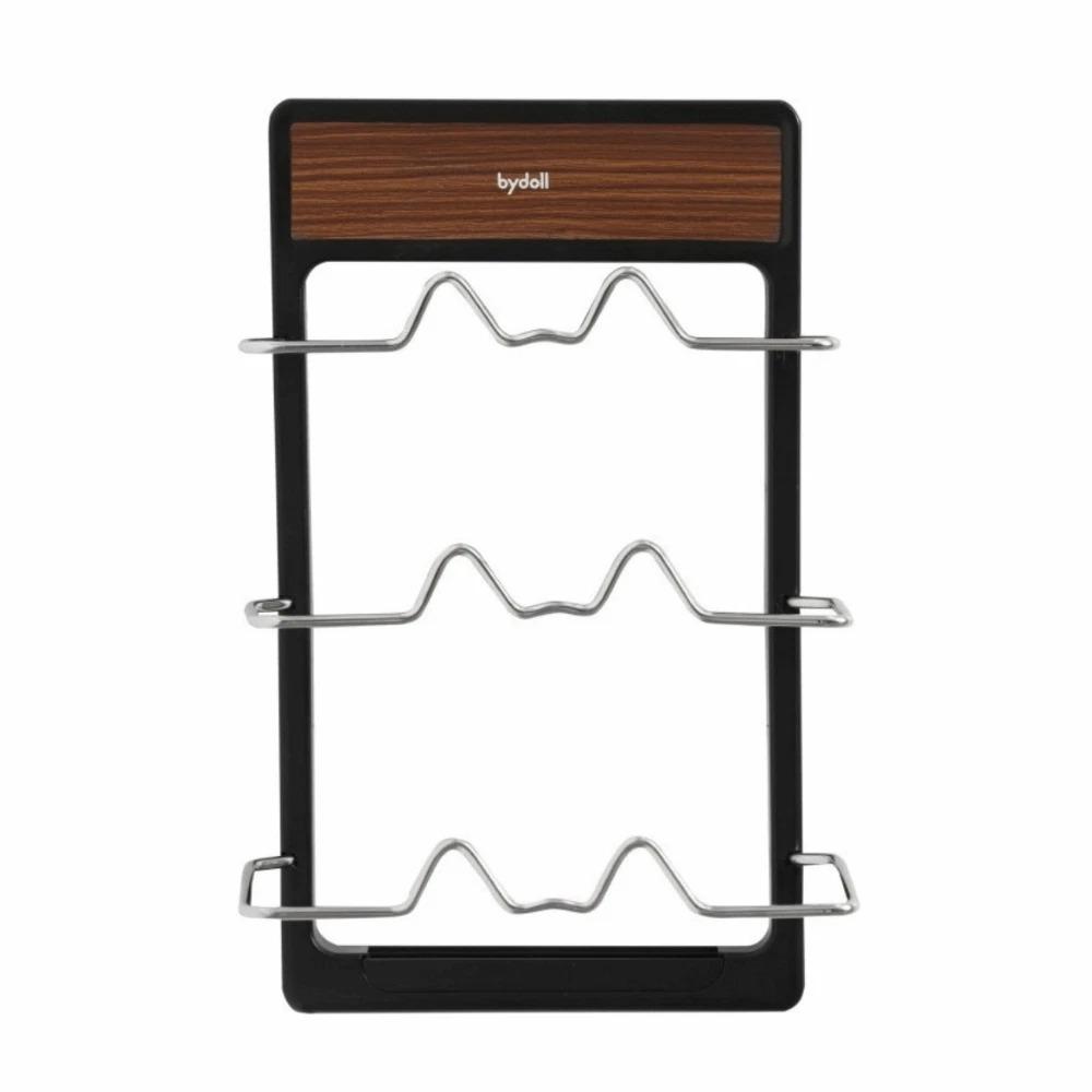 Suction Cup Pot Lid Rack 3 Layers Shoe Storage Shelf Portable Kitchen Organizer Rack  Home