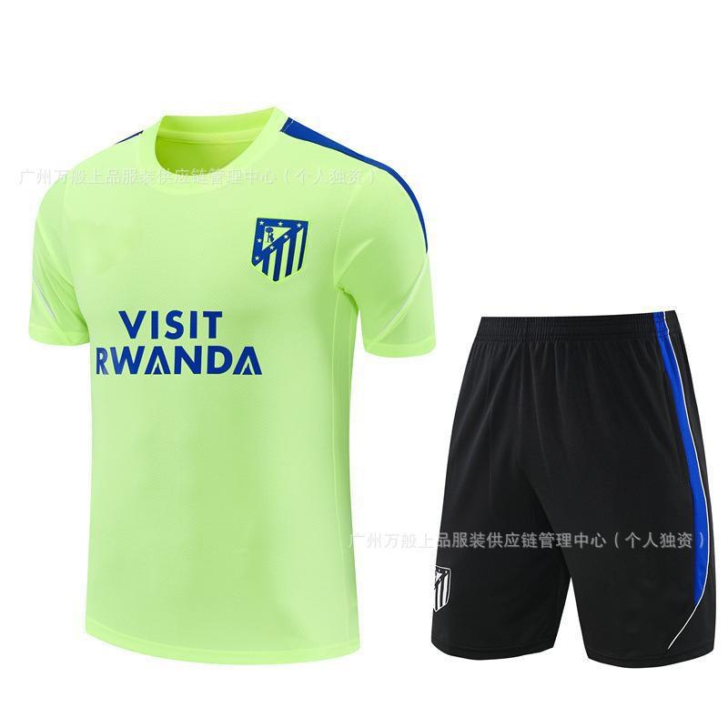 Atletico Madrid Training Jersey Adult Kids Short Sleeve Sports Team Uniforms Basketball