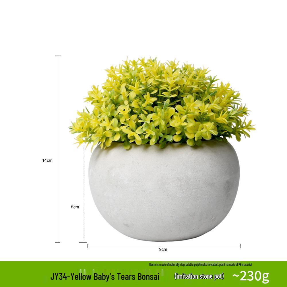 Artificial Baby's Breath Potted Flower for Wedding and Bedside Decor