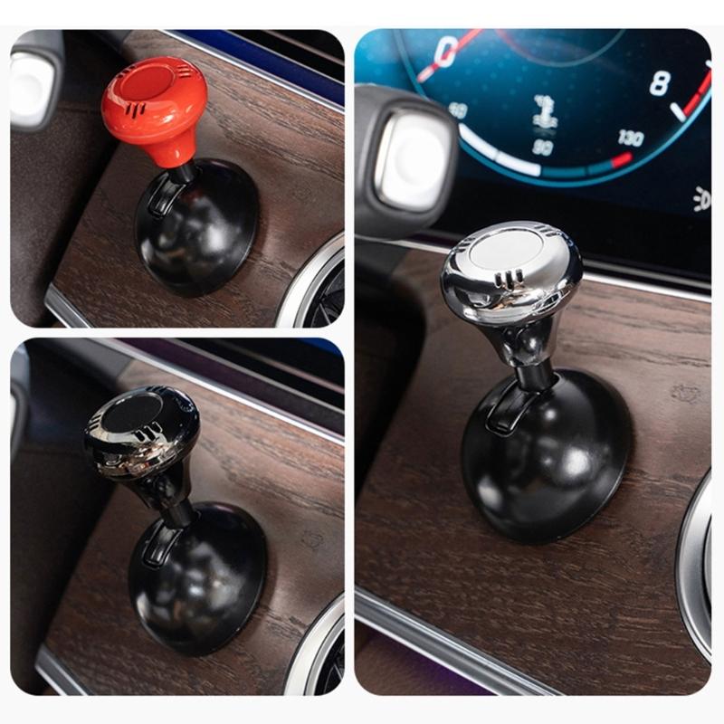 Car Engine Start Stop Button Cover with Aromatic Diffuser, Vehicle Ignition Joystick Decorative Knob Sticker Accessories