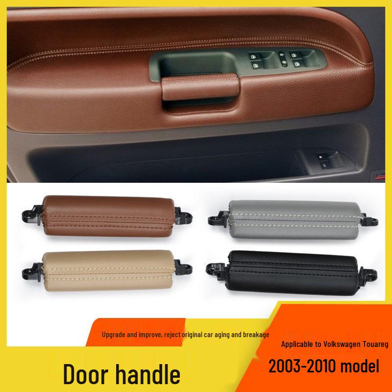 Volkswagen Touareg Black Front Left Driver's Door Handle with Inner Buckle