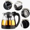 Heat-Resistant Large Glass Teapot & 4-Cup Set