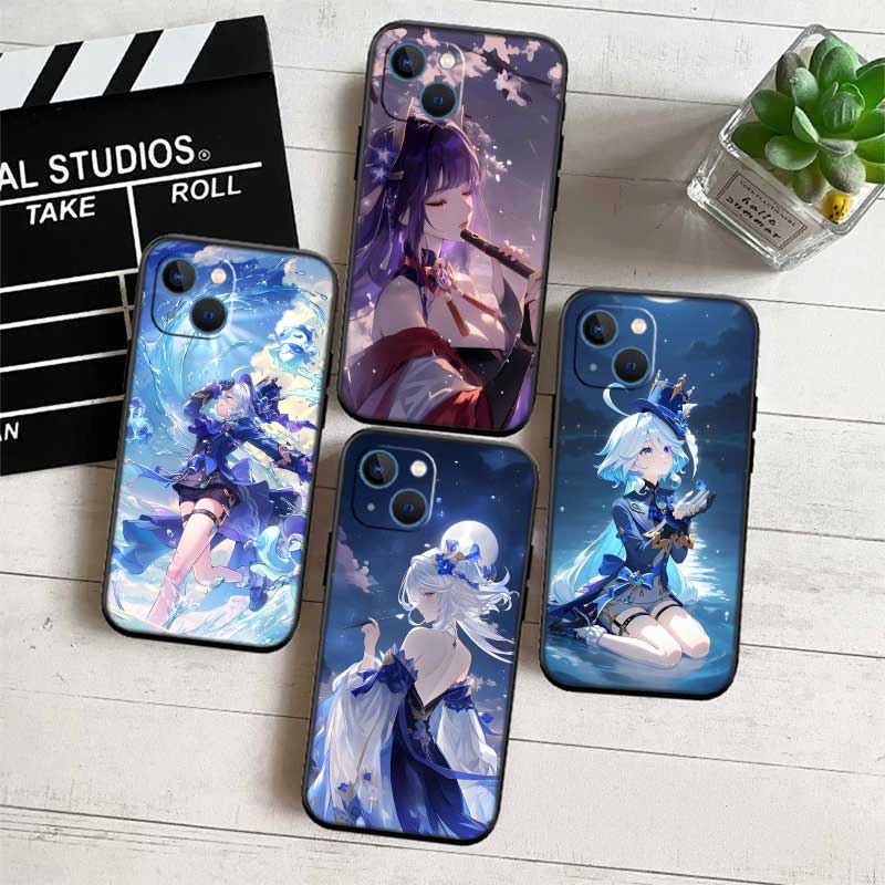 NH29 Genshin Impact New High-End Shell Phone Case for Xiaomi Poco C40 C50 C51 C55 C65 C71 C75 F3 F5 F6 F7 M2 M3 Pro Ultra