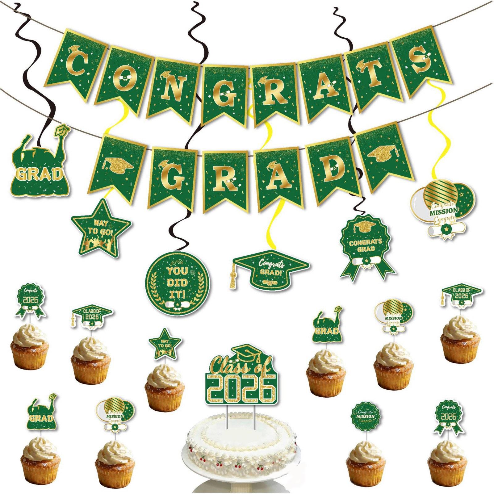 

Graduation , Campus Graduation Decoration, Party Decoration Set, Indoor Dining Event One Size