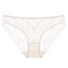 Womens Low-Waist Lace Mesh Underwear Breathable Hip-Lifting Briefs Cotton Crotch Daily Wear