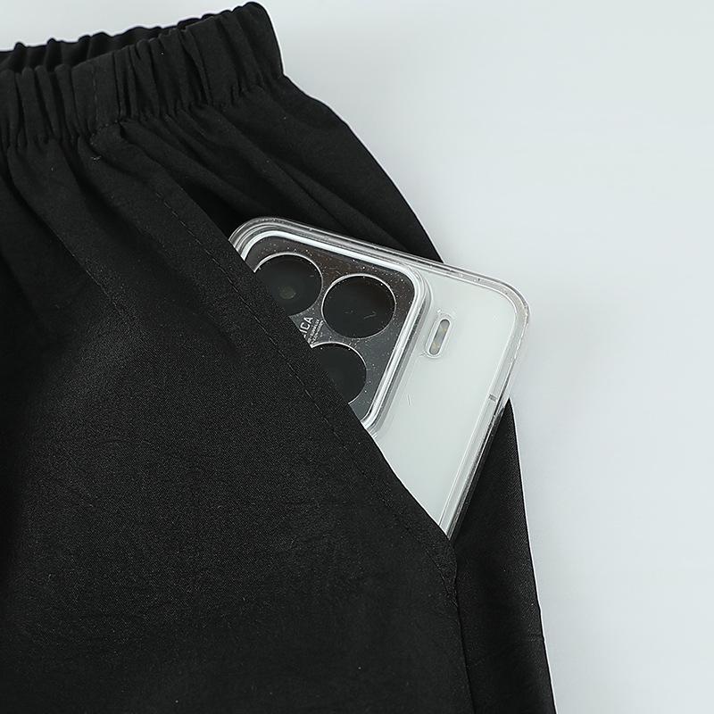 Women's Summer Clothing Set: Seven-Quarter Sleeve Top & Pants for Middle-Aged and Elderly Moms and Grandmas