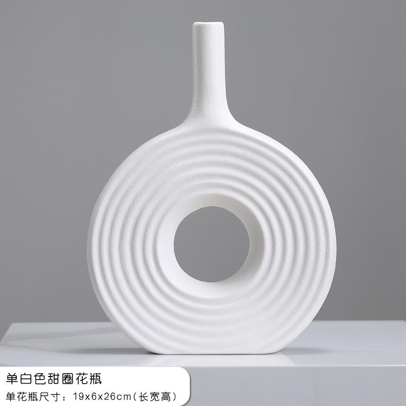 Silikonová forma na pryskyřici Pruhovaná váza Pruhovaná koblihová váza Geometrická ozdoba z pryskyřice Květináč Forma na betonový cementový sádru Epoxid