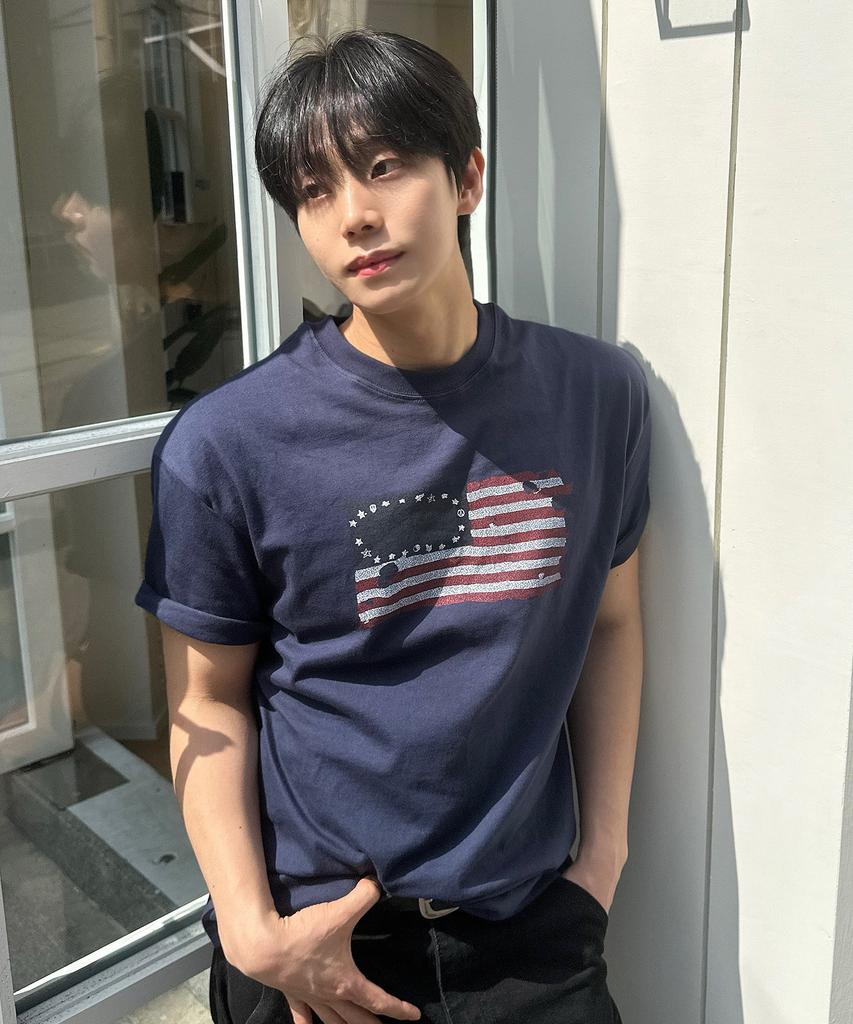 Kaneitei Us Flag Short Sleeves (Navy)