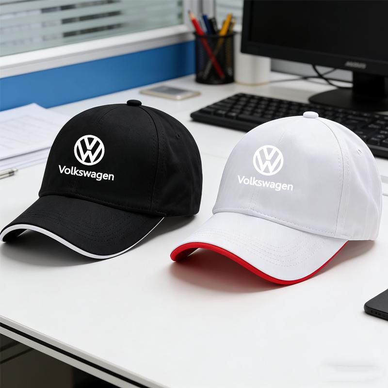 For Volkswagen Car Baseball Cap Summer Outdoor Sun Hat Men Women Sports Hat Key Bag Accessory For Volkswagen VW Polo Golf Passat Tiguan Key YZ6
