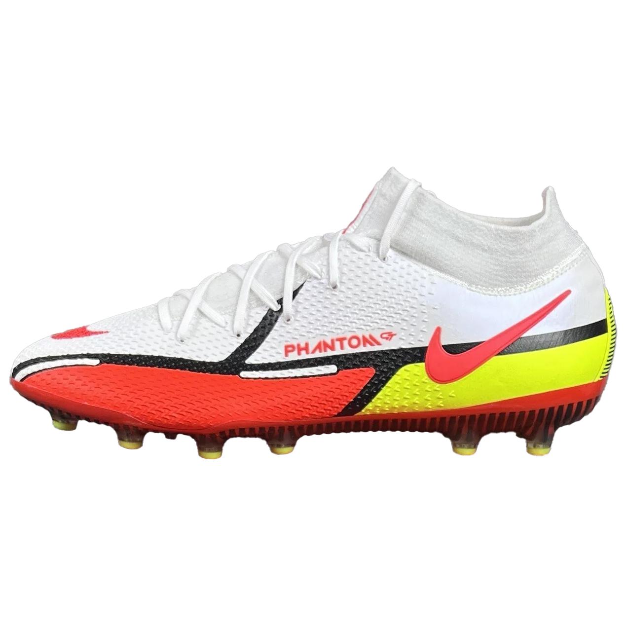 

Nike Phantom GT2 Elite DF AG-Pro Удобные AG (Резиновые короткие шипы) Нескользящие Прочные Футбольные Бутсы Мужские Футбольные Бутсы Бело-Красные DC0749-168 40.5