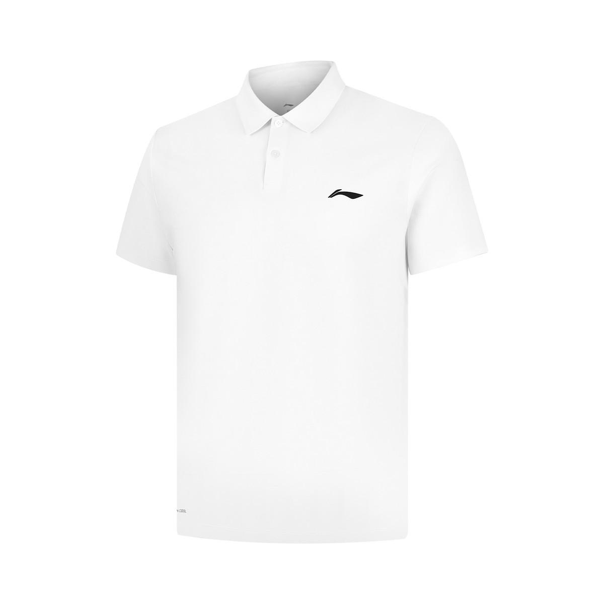 Li-Ning Versatile Comfortable Breathable Polo Shirt Men tops White APLW149-12 M