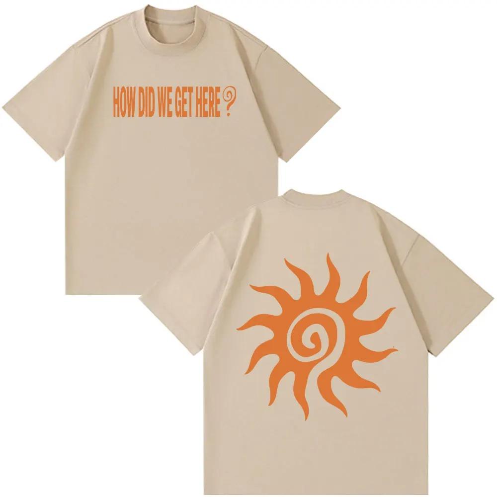 Sänger Louis Tomlinson How Did I Get Here Tour 2026 Print T-Shirt Herren Damen Hip-Hop T-Shirt Kurzarm Baumwolle Freizeit-T-Shirts M