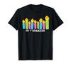 My First Hanukkah Candles Kawaii Menorah Cute Baby Gift T-Shirt