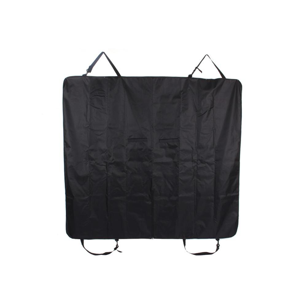 Anti-Slip Underside Pet Back Seat Mat 600D Oxford Weave Dog Cat Travel Hammock Off-Road Self-Drive