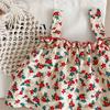 2022 Sommer Koreanischer Stil Baby Mädchen Camisole & Shorts Zweiteiler