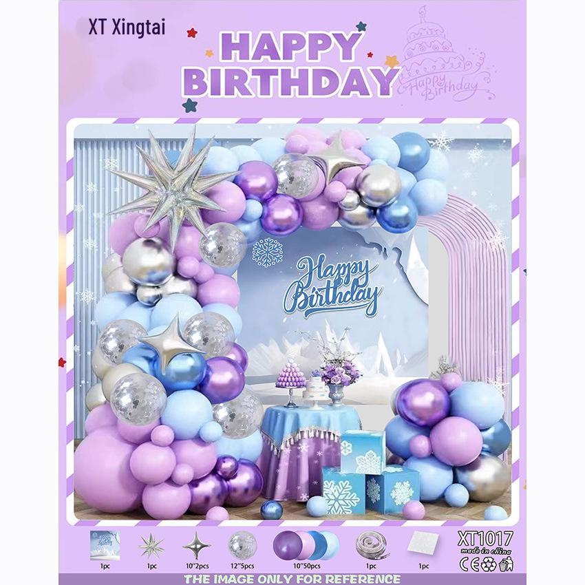Romantic Birthday Balloon Set: High-End Decorations for Boyfriend or Girlfriend