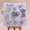 Merry Christmas Silicone Clear Seal Stamp Photo Album Decorative Paper Card DIY