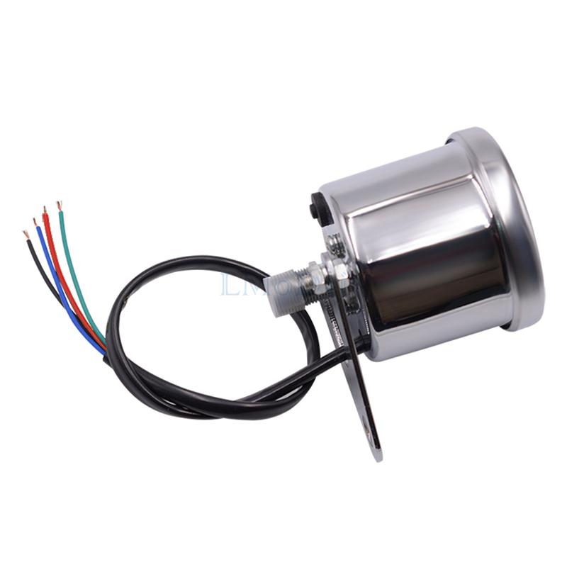 LMoDri Universal Multi-function Modified Motorcycle Instrument Digital Backlight Motorbike Car Fuel Oil Gauge Meter
