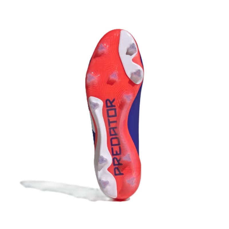 Adidas Predator Elite Laceless Fg Lucid Blue Cloud White Solar Red Sneakers IF6447