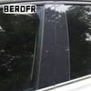 6PCS Polished Pillar Posts  For Jeep Compass 2007 2008 2009 2010 2011 2012 2013 2014 2015 Window Trim Cover