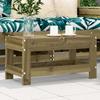 VidaXL Garden Footrest, Coffee Table, Bar Stool, Outdoor Patio Terrace Balcony Backyard Furniture, Wood of 844897