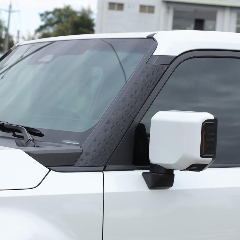 1 Pair Car Front Side Window Windshield A Pillar Trim Molding Trim Cover For Toyota Prado 2024+ Exterior Accessories