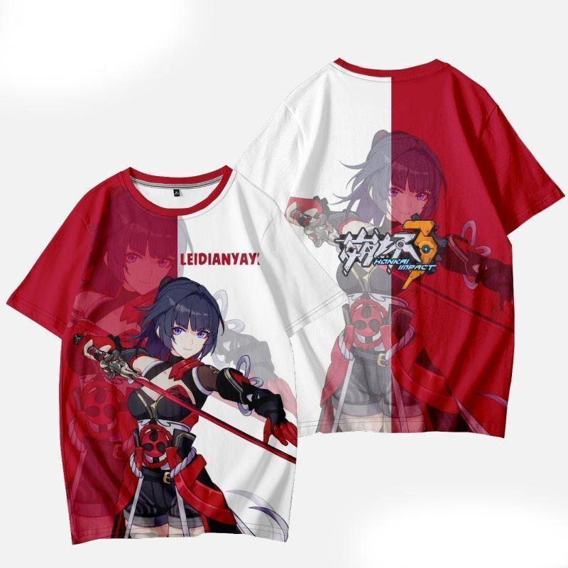 Games Honkai Impact 3rd T-shirts 3D Print Kid Anime Tee Men Women Short Sleeve O-Neck T Shirt Harajuku Cosplay Y2k Tops Clothing