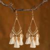 Bohemian Ethnic Tassel Earrings - Tribal Style for Holiday Travel Photography