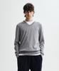 JRIUM Cashmere Blend Essential V-Neck Knit Gray