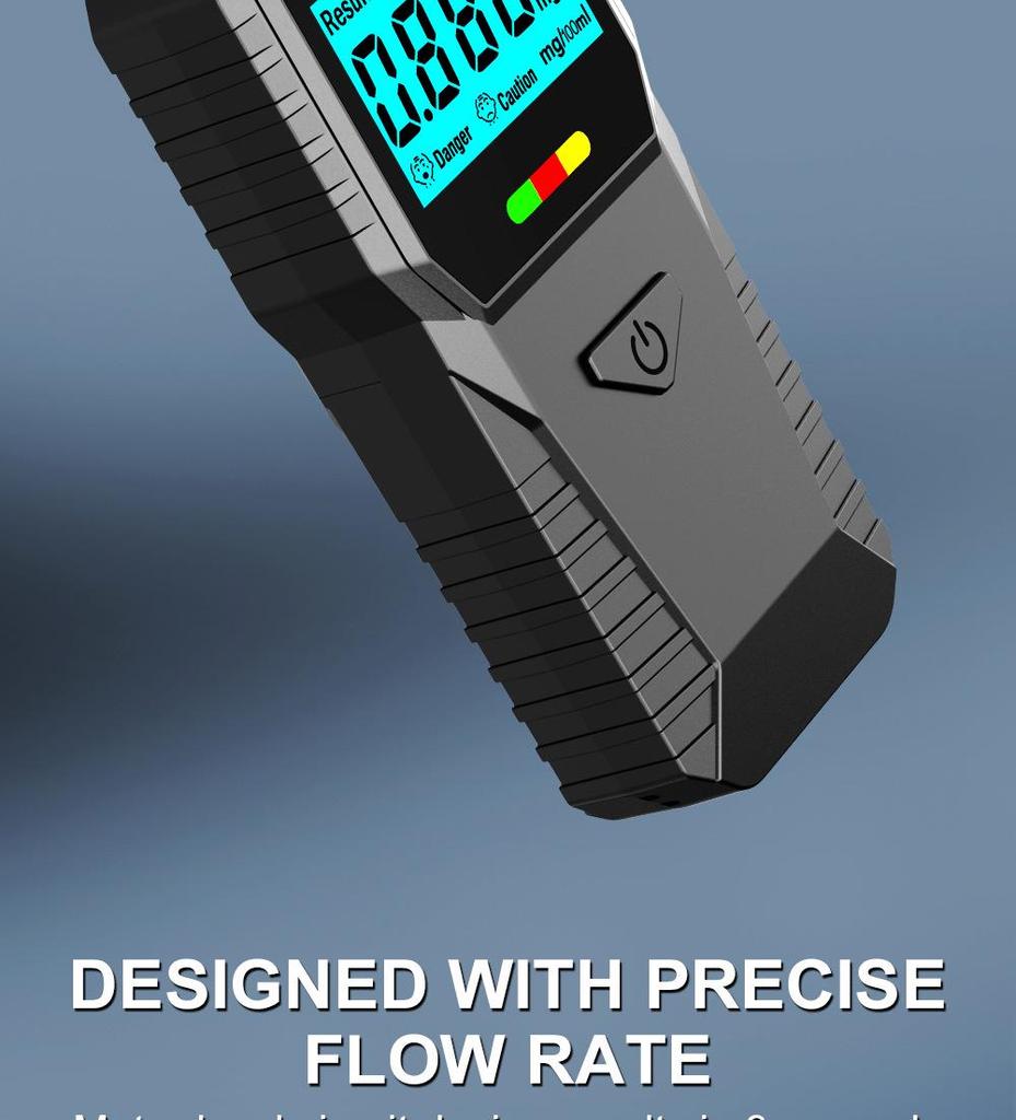 High Precision Breathalyzer Alcohol Tester for Drunk Driving Prevention