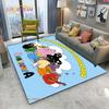 Barbapapa Cartoon Anime Carpet for Living Room Sofa Coffee Table Bedroom Rug Kitchen Kids Door unslip floor Mat Birthday gift