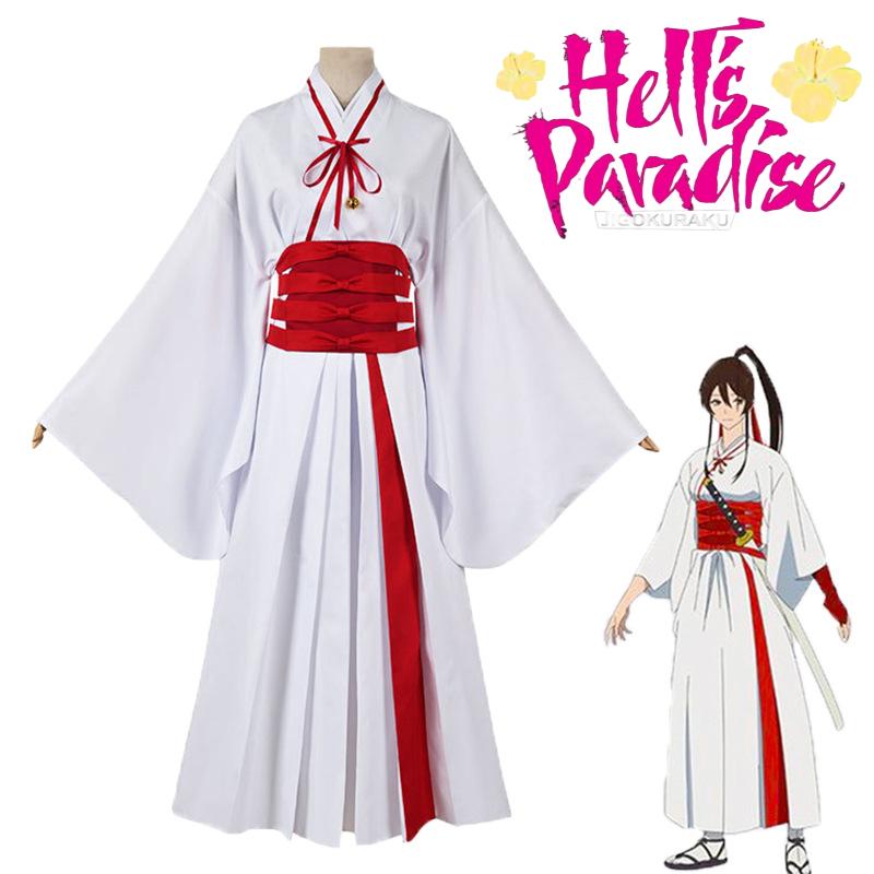 Yamada Jigoku Raku Asaemon Cosplay Costume Ninja Uniform Halloween Party