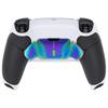eXtremeRate Metal Version Chameleon RISE4 V3 Back Remap Kit with Rubber Grip for PS5 Controller Upgrade Board Black Back Shell with Rubber Grip 4