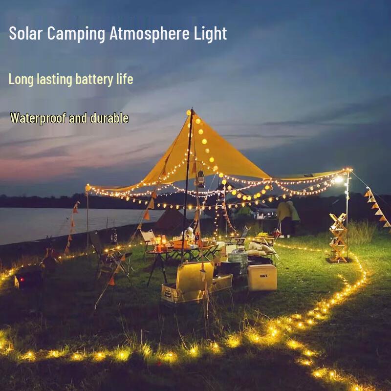 MOTIE LED Solar & USB Outdoor Camping String Lights