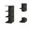 3 Tier Desk Bookshelf, Corner Book Organizer, Office Display Stand, for Bedroom