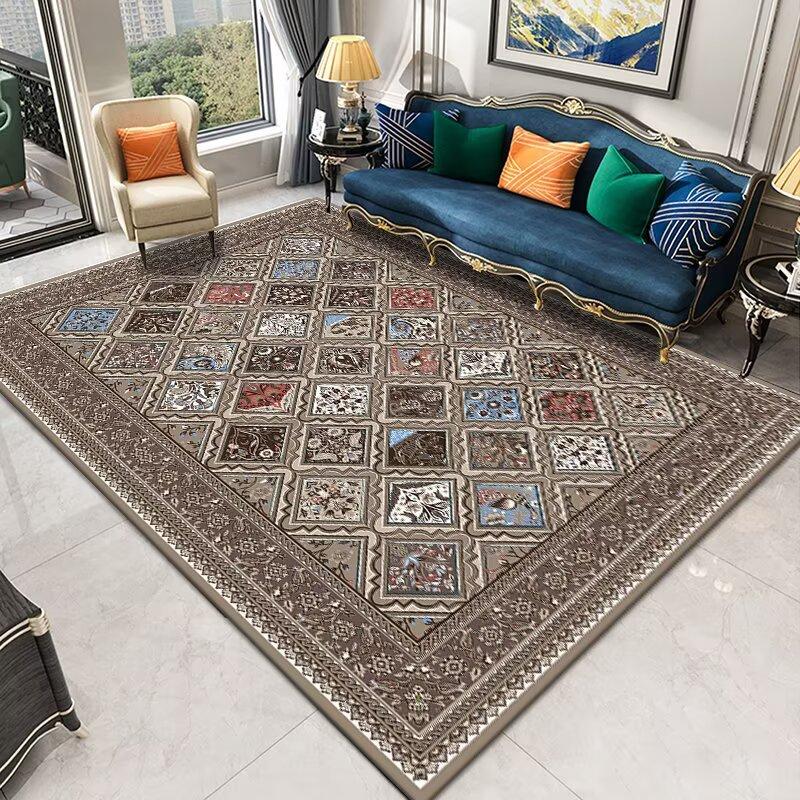 New Persian Ethnic Style Carpet for Living Room Decoration Home Retro Distressed Large Area Rugs Bedroom Boho Non-slip Floor Mat
