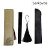 Sarkovos Luxury Fireworks Overseas Japanese Summer Kabuki Heat Protection Souvenir Bamboo Fan, Men's, Stylish, Fan, Present, Father's Day, Festival,