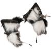 Plush Wolf Headbands With Cat Ears Alternative Fashion Festival Hair Hoop for Photoshoots Or Casual Outings