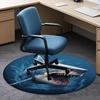 Shark Round Rug Flannel 3D Print Ocean Predator Living Room Kids Room Decor Non Slip Washable Floor Mat Game Room Carpet